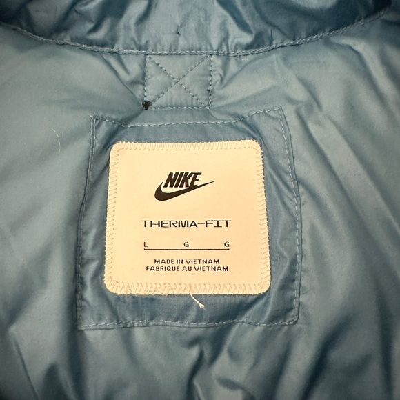 NIKE THERMA-FIT REPEL BLUE DOWN / PUFFER COAT DD6978 MENS / SIZE L - Picture 5 of 5